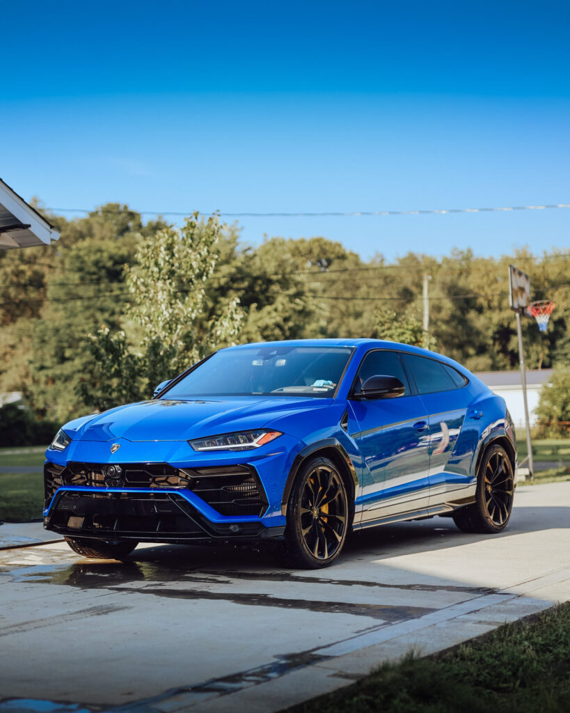 2021 Lamborghini Urus Auto Detailing and Ceramic Coating - Driver Front Half Far 1