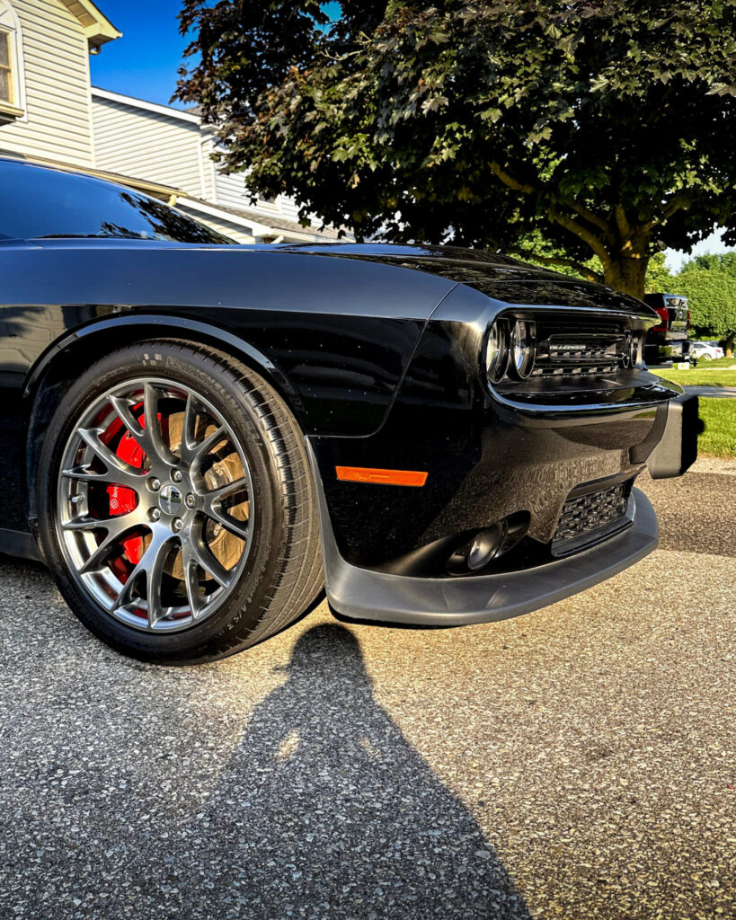 Black 2016 Dodge Challenger Hellcat - Front Passenger Fender Far