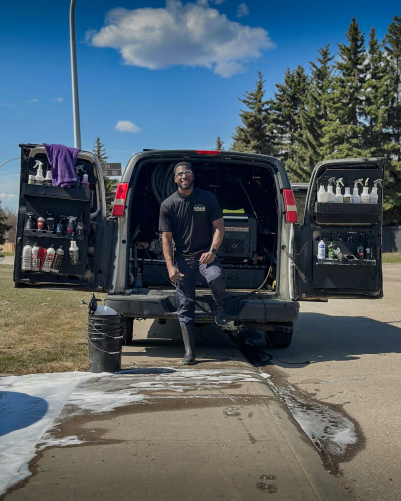 Djean in front of Van 2 - Copy